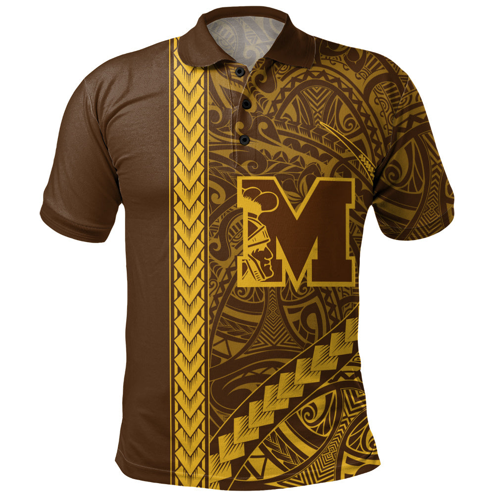 Mililani High School Polo Shirt Tribal Polynesian Pride Style
