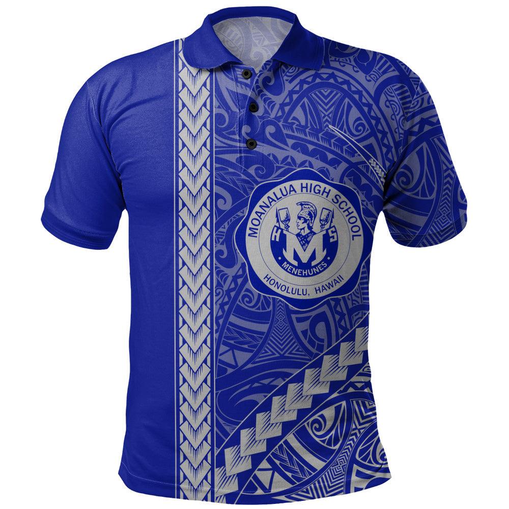 moanalua high school Polo Shirt Tribal Polynesian Pride Style