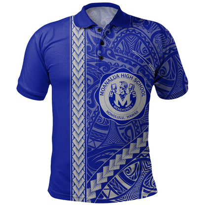 moanalua high school Polo Shirt Tribal Polynesian Pride Style