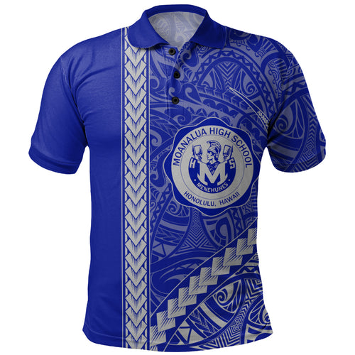 moanalua high school Polo Shirt Tribal Polynesian Pride Style