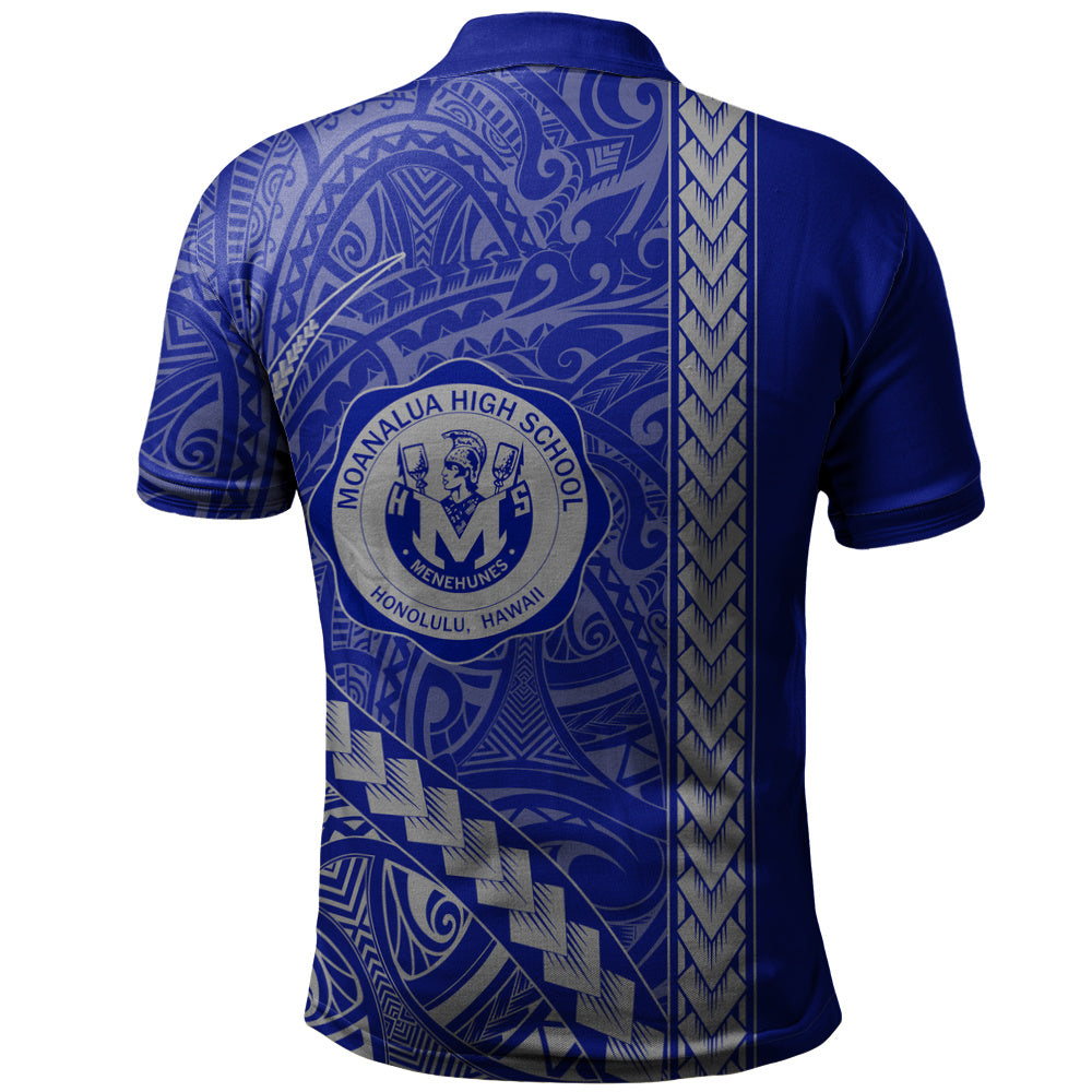 moanalua high school Polo Shirt Tribal Polynesian Pride Style