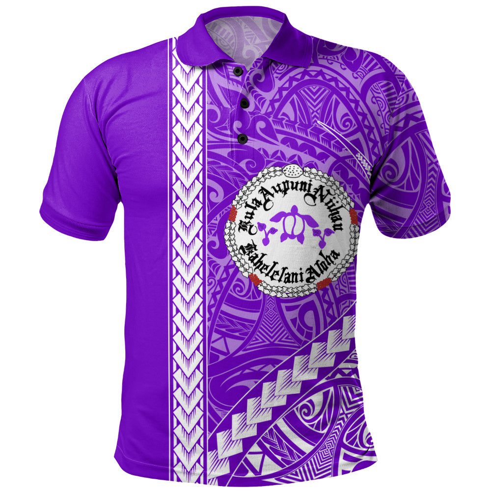 Ni'ihau High and Elementary School Polo Shirt Tribal Polynesian Pride Style
