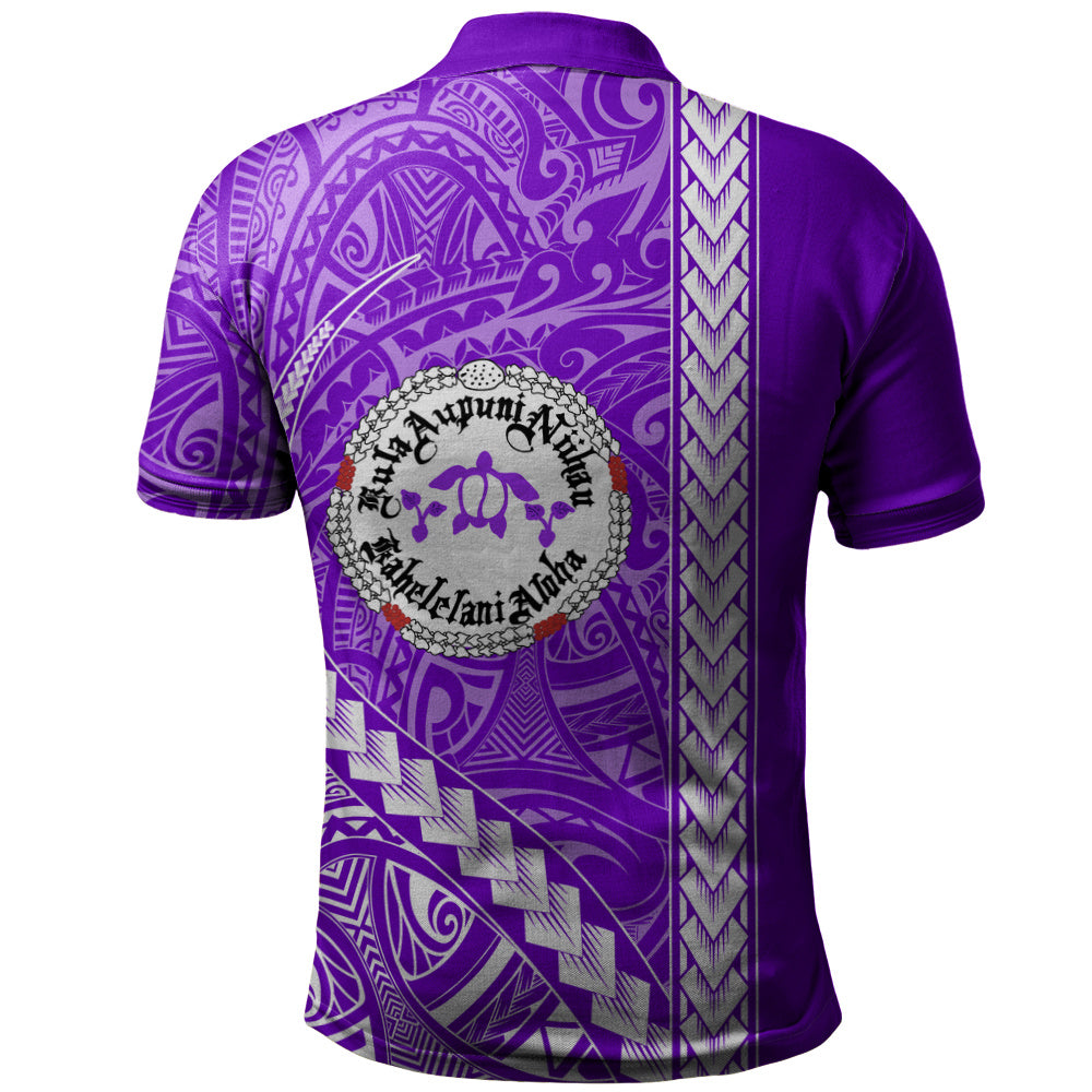 Ni'ihau High and Elementary School Polo Shirt Tribal Polynesian Pride Style