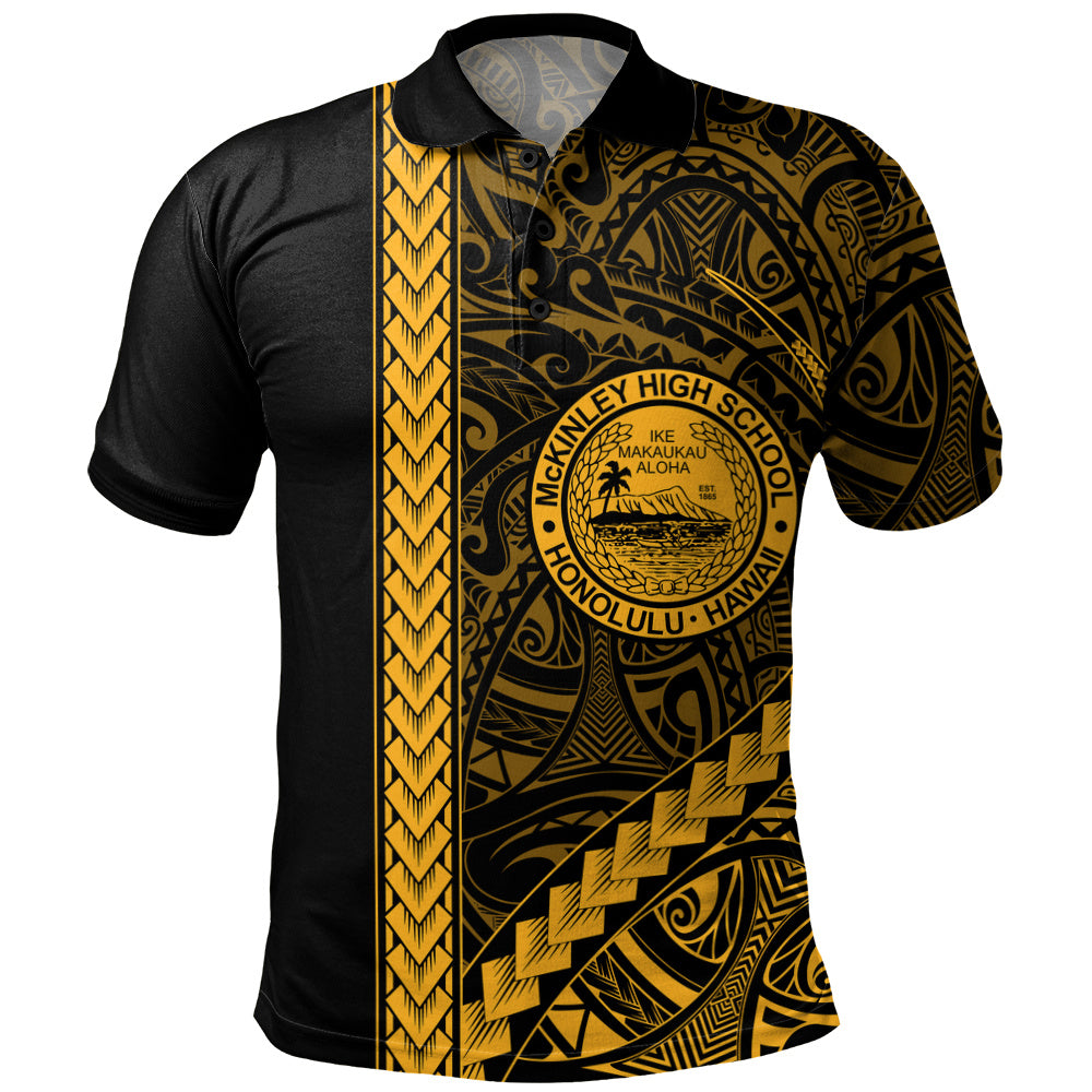 President William McKinley High School Polo Shirt Tribal Polynesian Pride Style