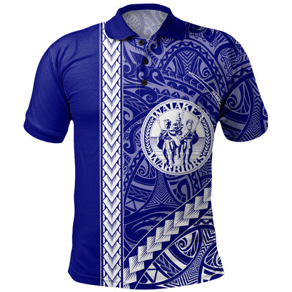 Waiakea High School Polo Shirt Tribal Polynesian Pride Style