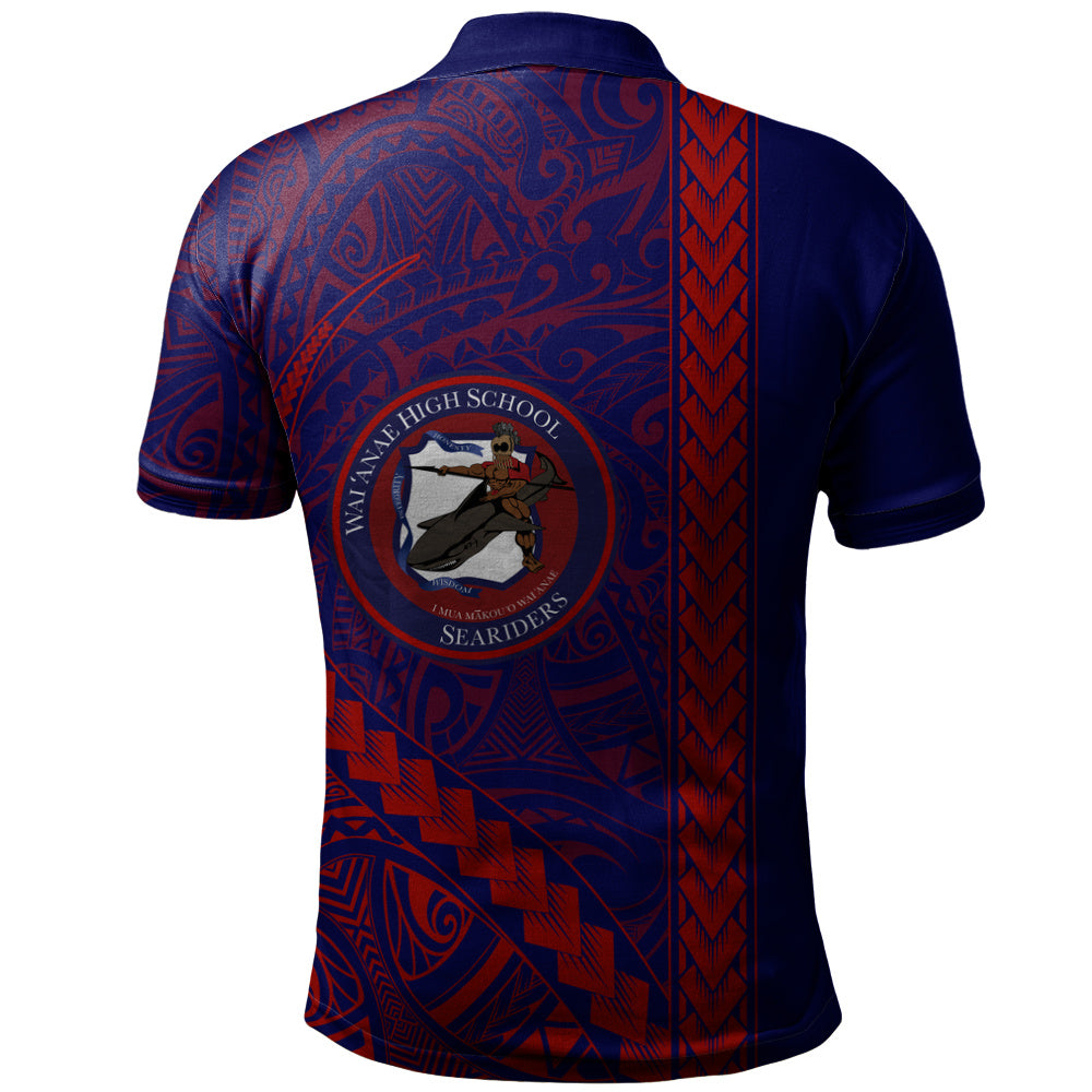Waianae High School Polo Shirt Tribal Polynesian Pride Style