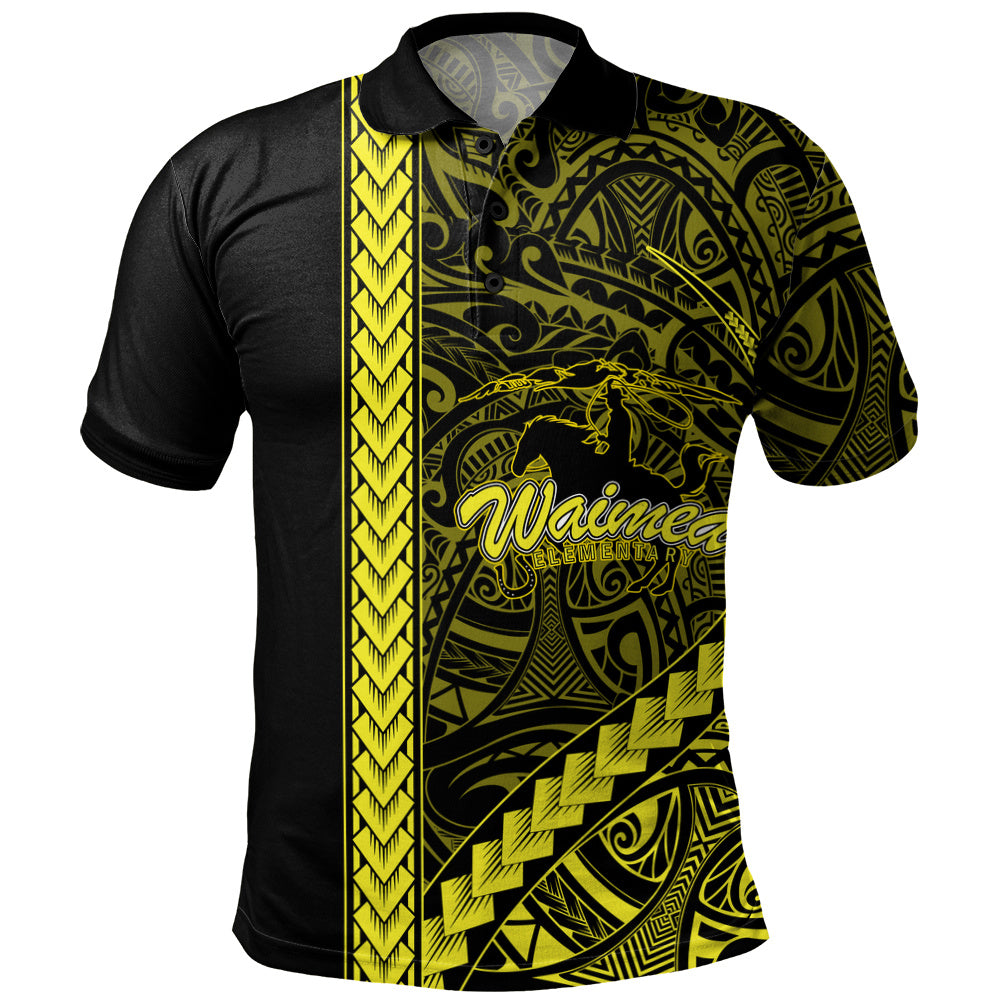 Waimea Elementary School Polo Shirt Tribal Polynesian Pride Style
