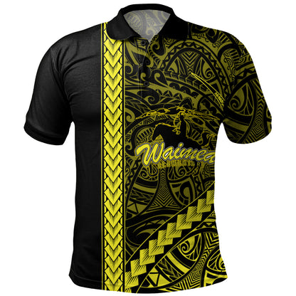 Waimea Elementary School Polo Shirt Tribal Polynesian Pride Style