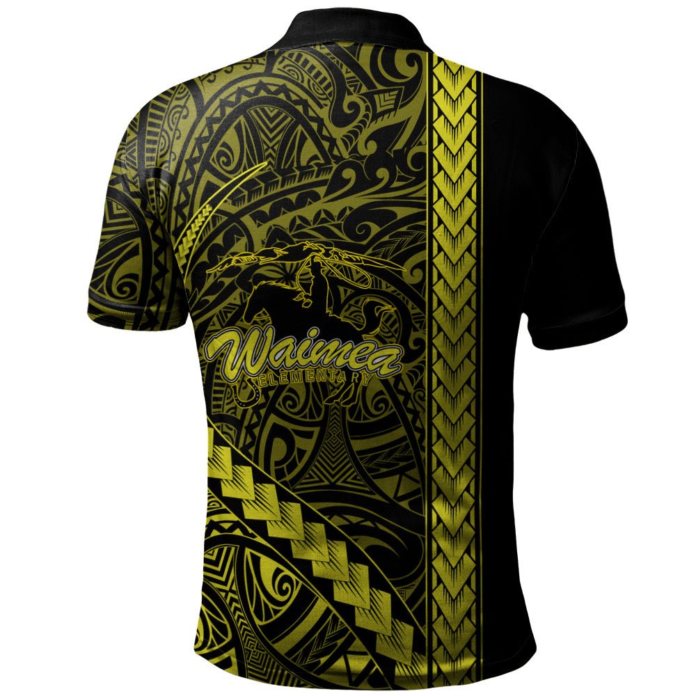 Waimea Elementary School Polo Shirt Tribal Polynesian Pride Style