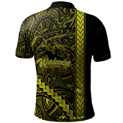 Waimea Elementary School Polo Shirt Tribal Polynesian Pride Style