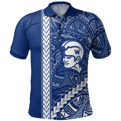 Waimea High School Polo Shirt Tribal Polynesian Pride Style