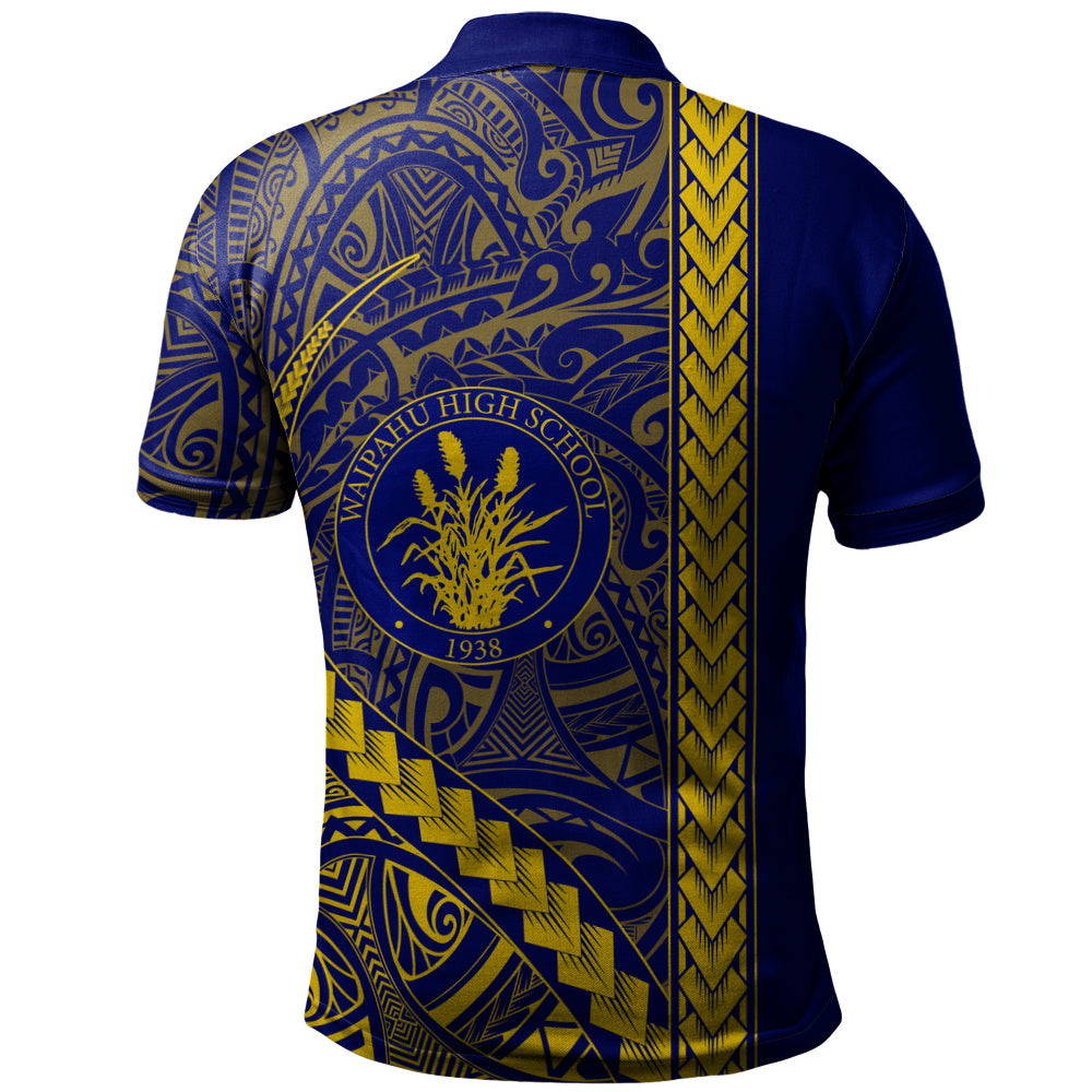 Waipahu High School Polo Shirt Tribal Polynesian Pride Style