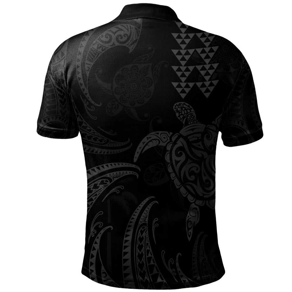 Hawaii Polo Shirt Polynesian Turtle Tribal Ocean Spirit