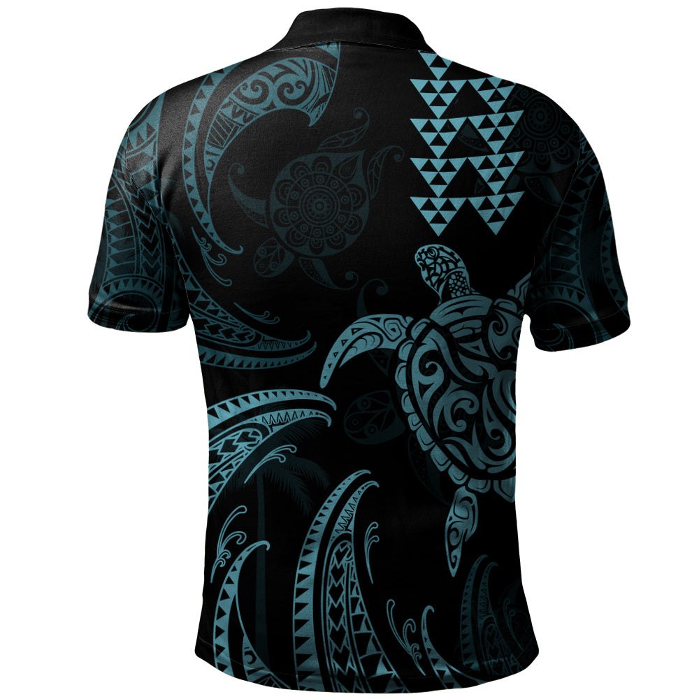 Hawaii Polo Shirt Polynesian Turtle Tribal Ocean Spirit