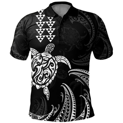 Hawaii Polo Shirt Polynesian Turtle Tribal Ocean Spirit