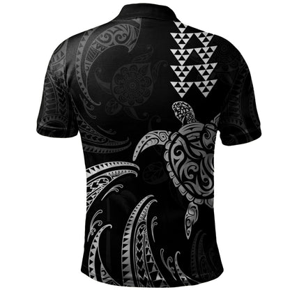 Hawaii Polo Shirt Polynesian Turtle Tribal Ocean Spirit