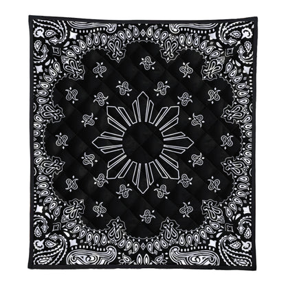 Philippines Filipinos Premium Quilt Sun Bandana Paisley Print Heritage