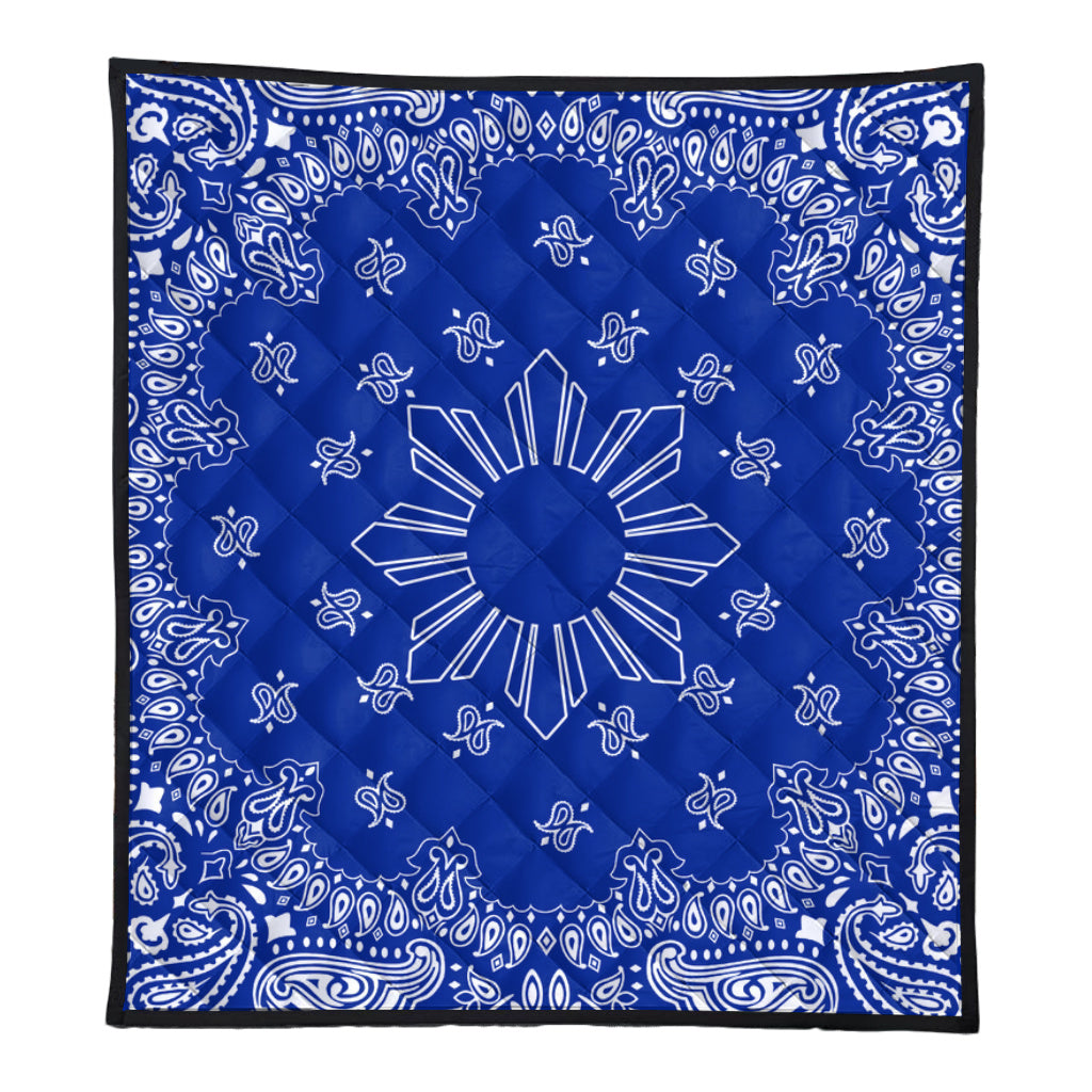 Philippines Filipinos Premium Quilt Sun Bandana Paisley Print Heritage