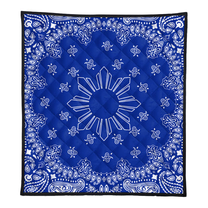 Philippines Filipinos Premium Quilt Sun Bandana Paisley Print Heritage