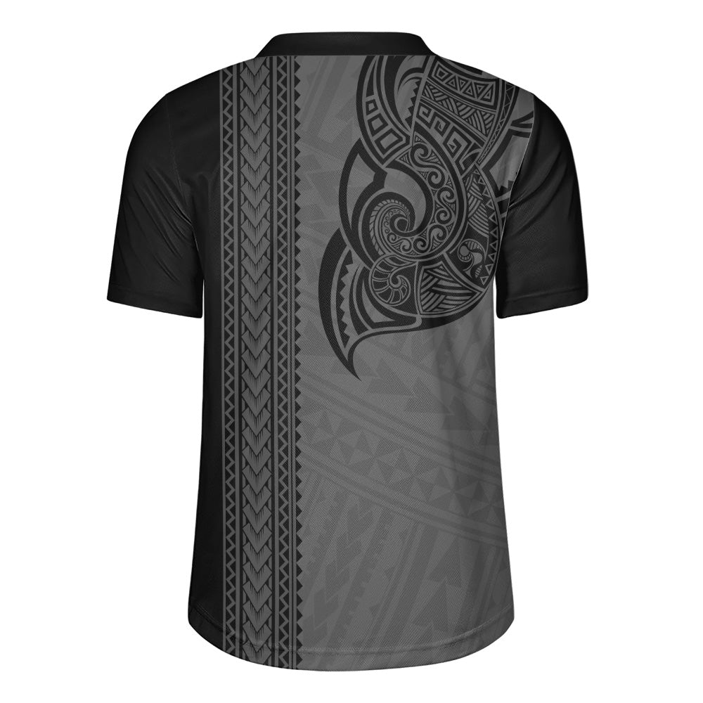 Hawaii Rugby Jersey Polynesia Tribal Turtle Tattoo