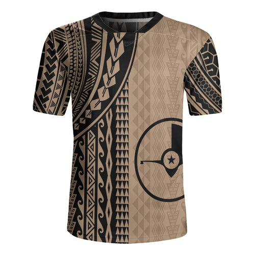 Yap State Rugby Jersey Polynesian Tattoo