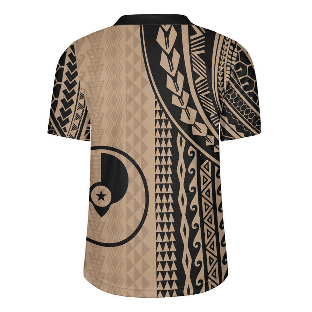 Yap State Rugby Jersey Polynesian Tattoo