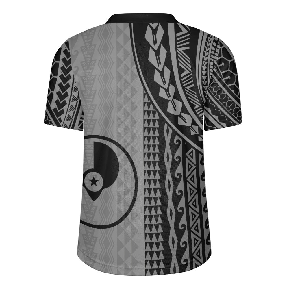 Yap State Rugby Jersey Polynesian Tattoo