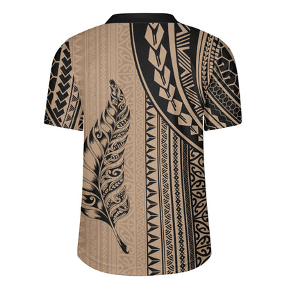 New Zealand Rugby Jersey Polynesian Tattoo