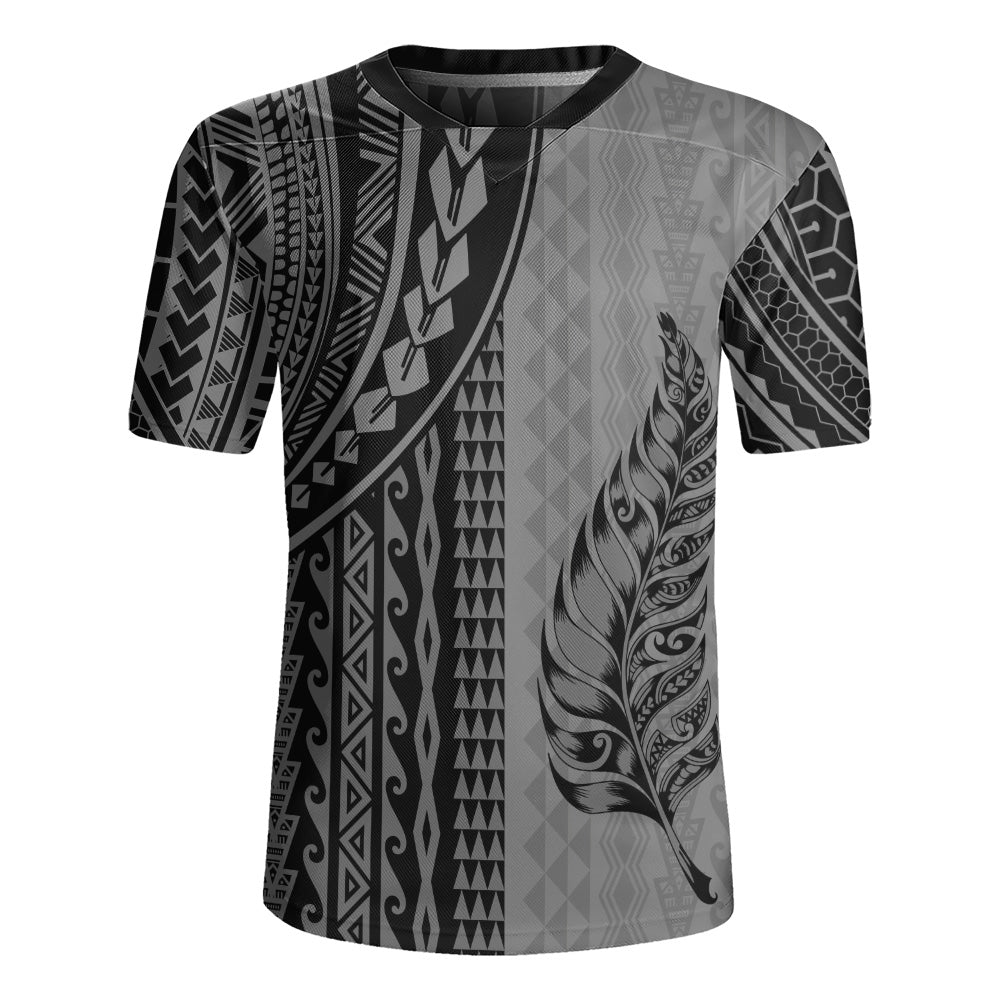 New Zealand Rugby Jersey Polynesian Tattoo