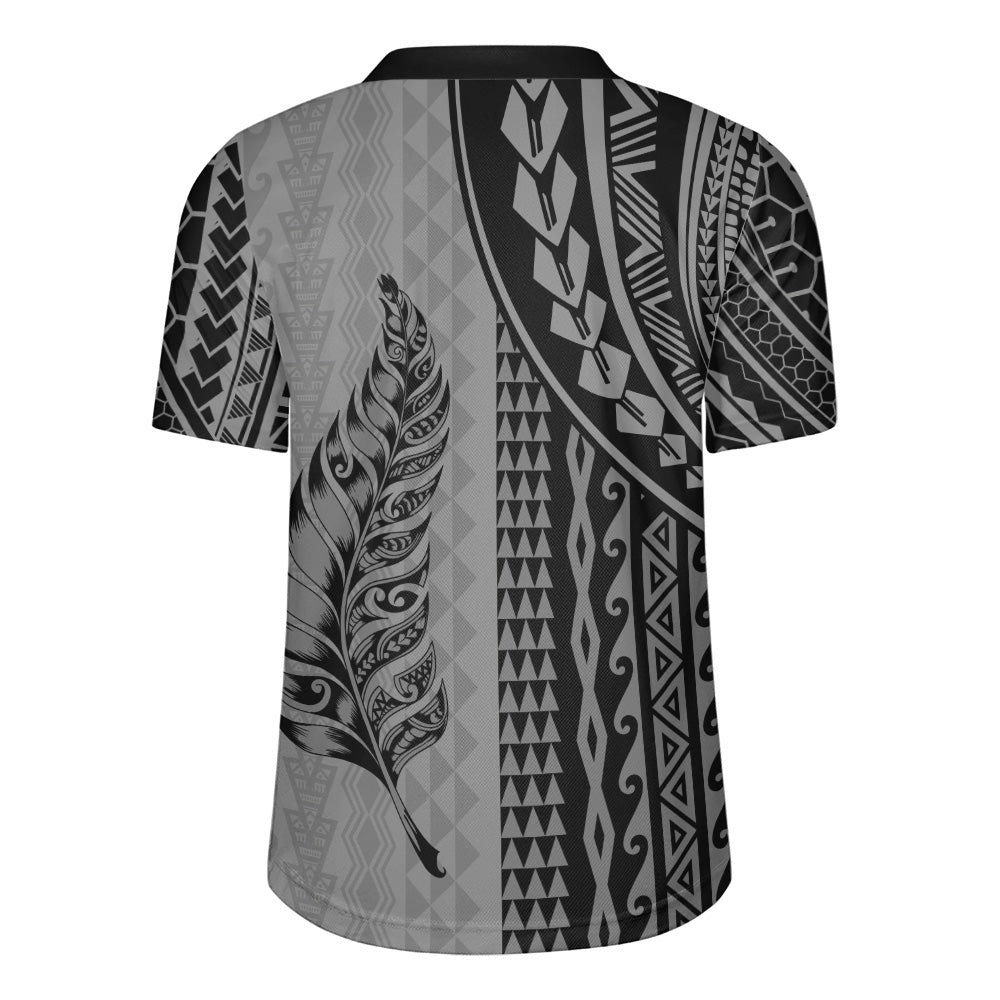 New Zealand Rugby Jersey Polynesian Tattoo