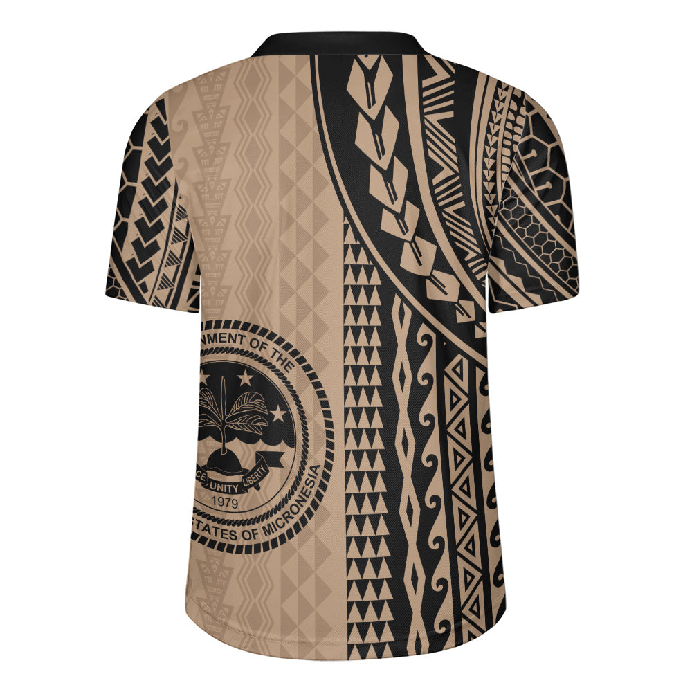 Federated States Of Micronesia Rugby Jersey Polynesian Tattoo