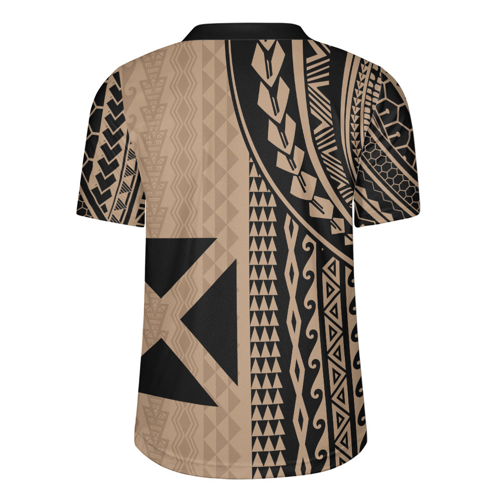 Wallis And Futuna Rugby Jersey Polynesian Tattoo