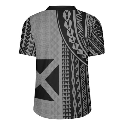 Wallis And Futuna Rugby Jersey Polynesian Tattoo