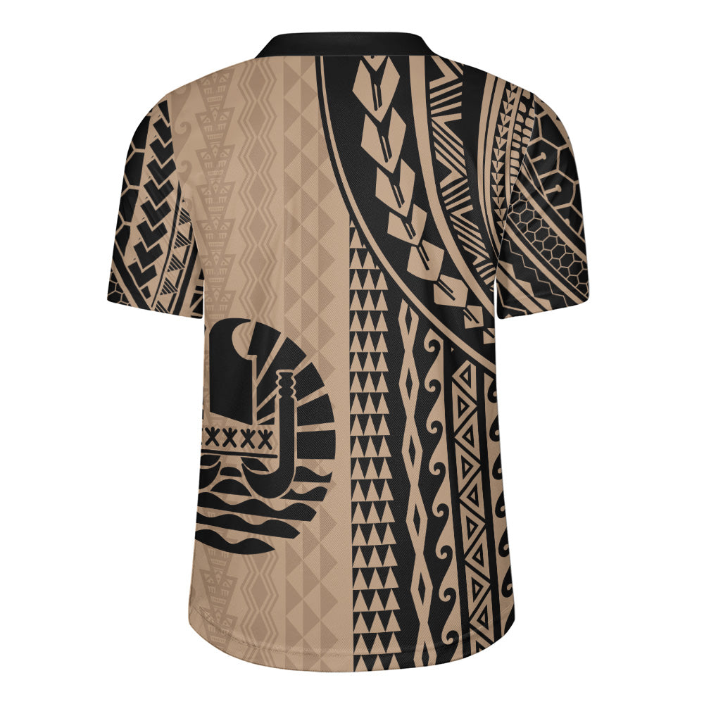 Tahiti Rugby Jersey Polynesian Tattoo