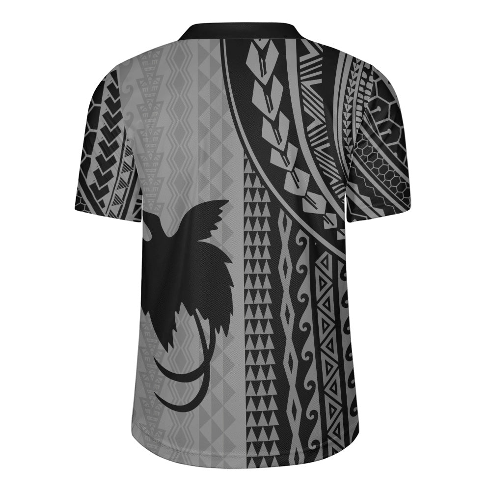 Papua New Guinea Rugby Jersey Polynesian Tattoo