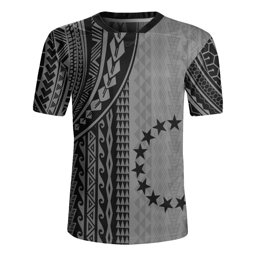 Cook Islands Rugby Jersey Polynesian Tattoo