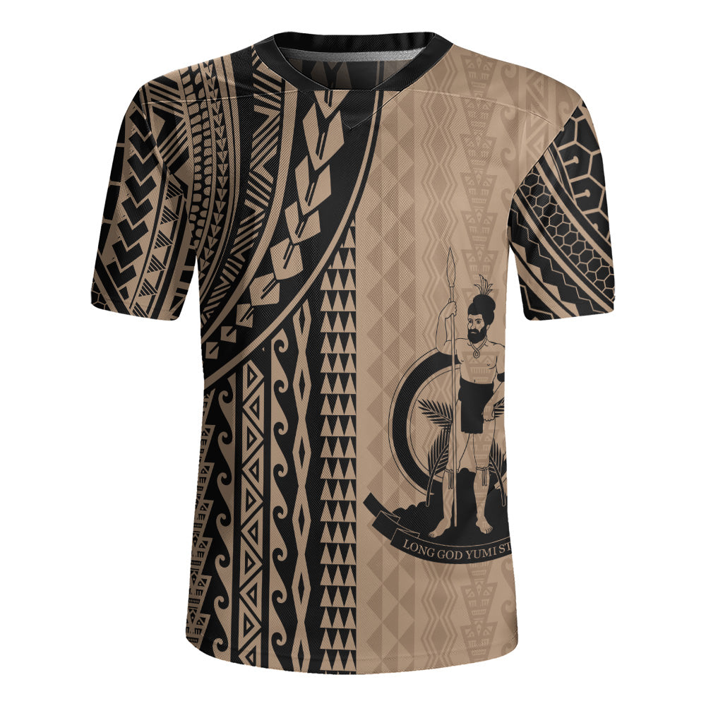 Vanuatu Rugby Jersey Polynesian Tattoo