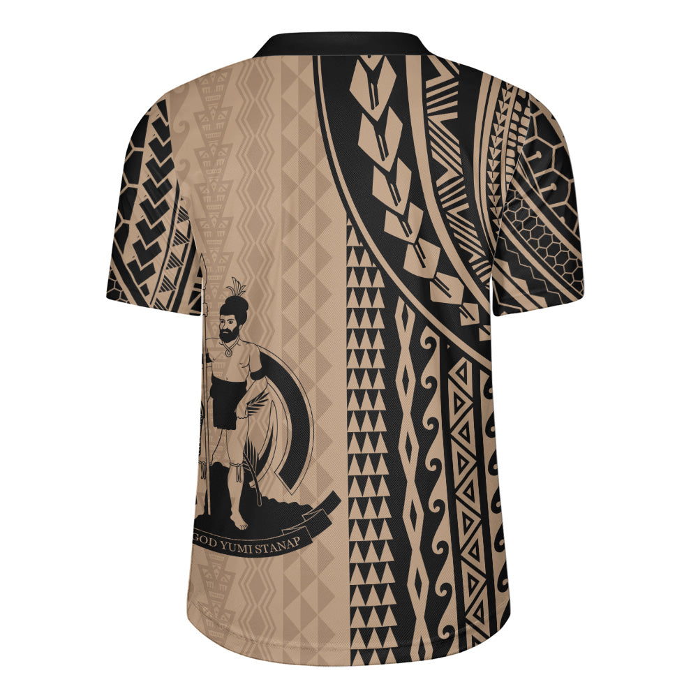 Vanuatu Rugby Jersey Polynesian Tattoo