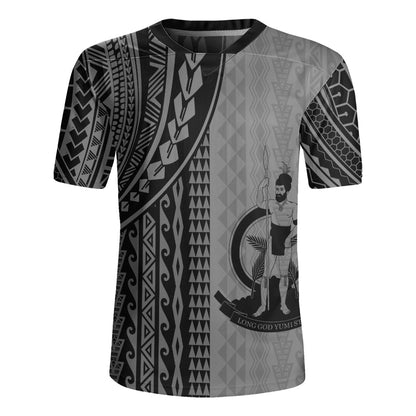 Vanuatu Rugby Jersey Polynesian Tattoo