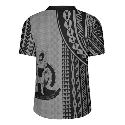 Vanuatu Rugby Jersey Polynesian Tattoo