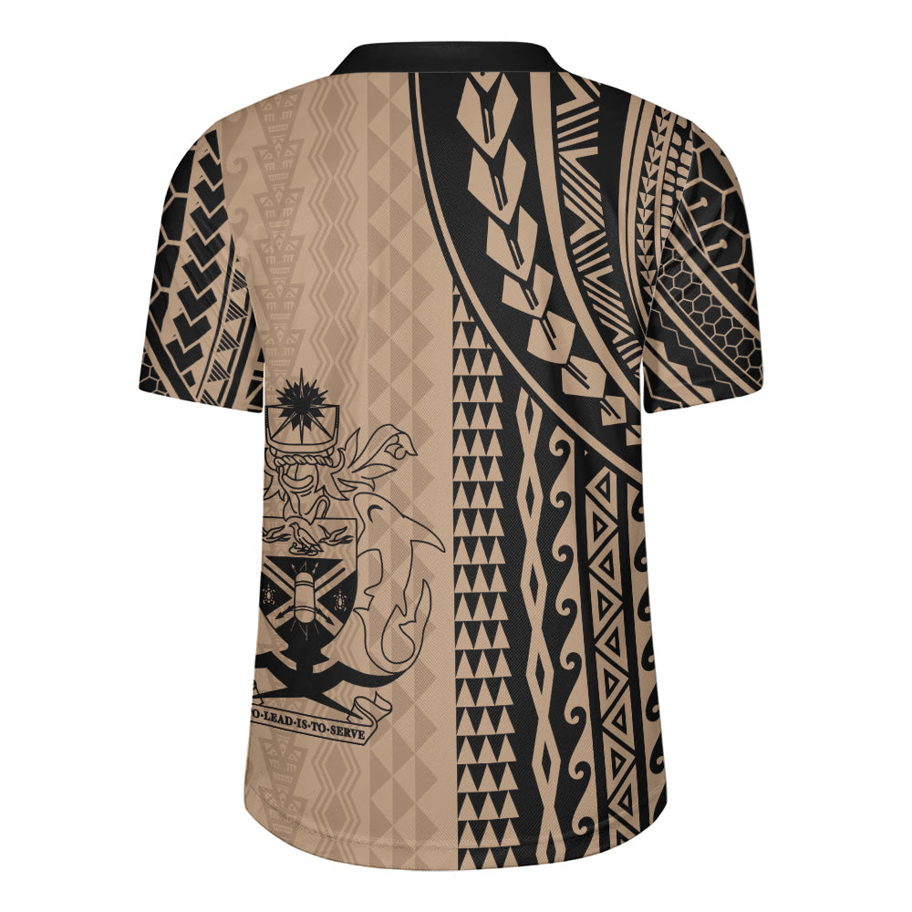 Solomon Islands Rugby Jersey Polynesian Tattoo