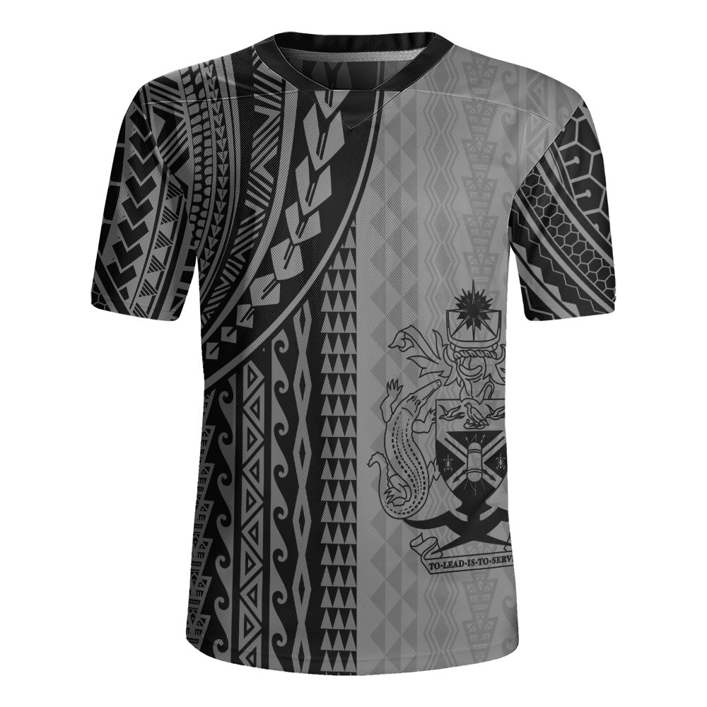 Solomon Islands Rugby Jersey Polynesian Tattoo