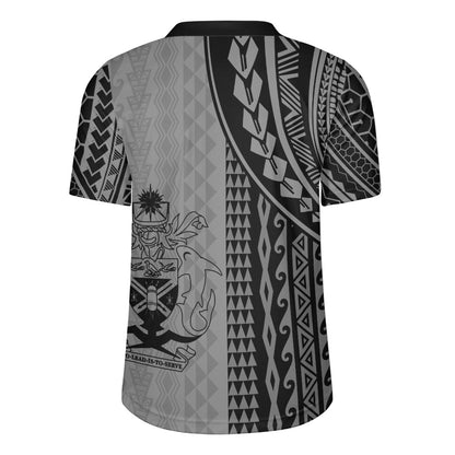 Solomon Islands Rugby Jersey Polynesian Tattoo