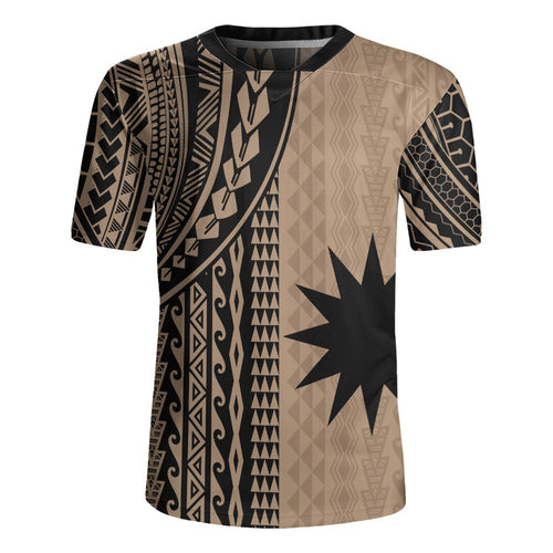 Nauru Rugby Jersey Polynesian Tattoo