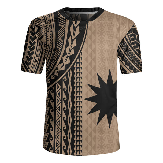 Nauru Rugby Jersey Polynesian Tattoo