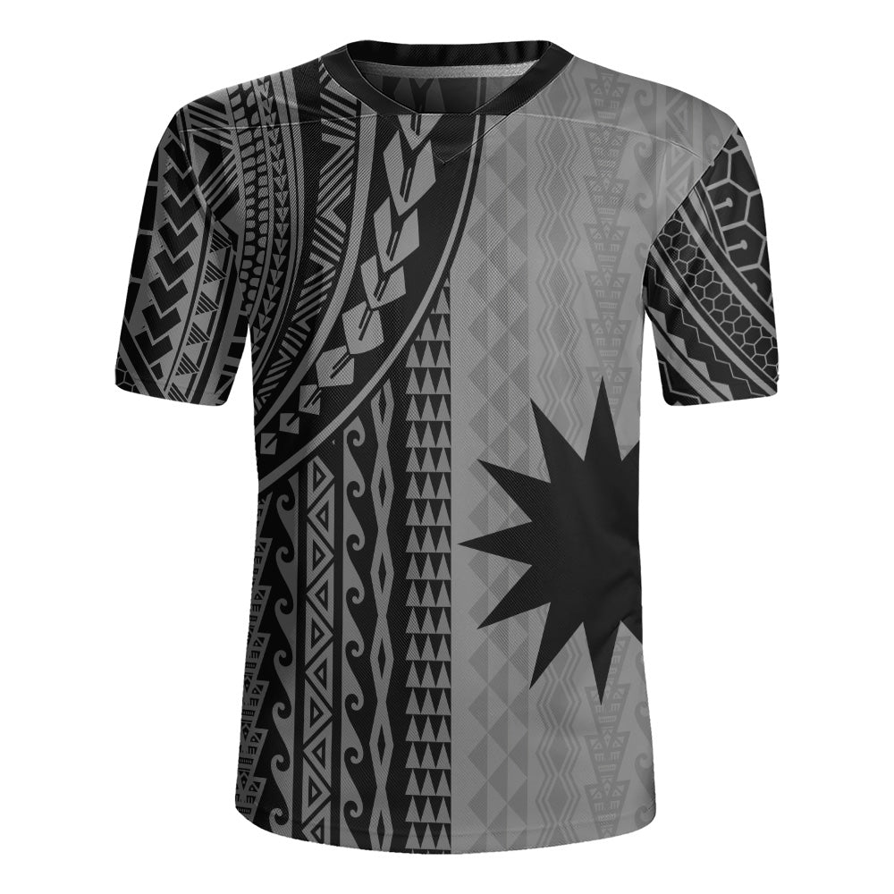 Nauru Rugby Jersey Polynesian Tattoo