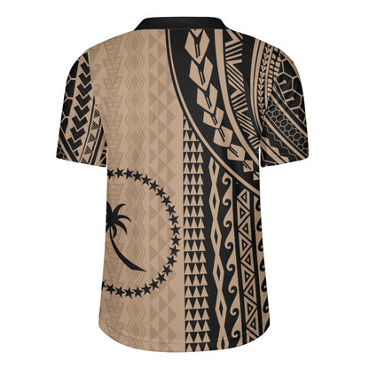 Chuuk State Rugby Jersey Polynesian Tattoo