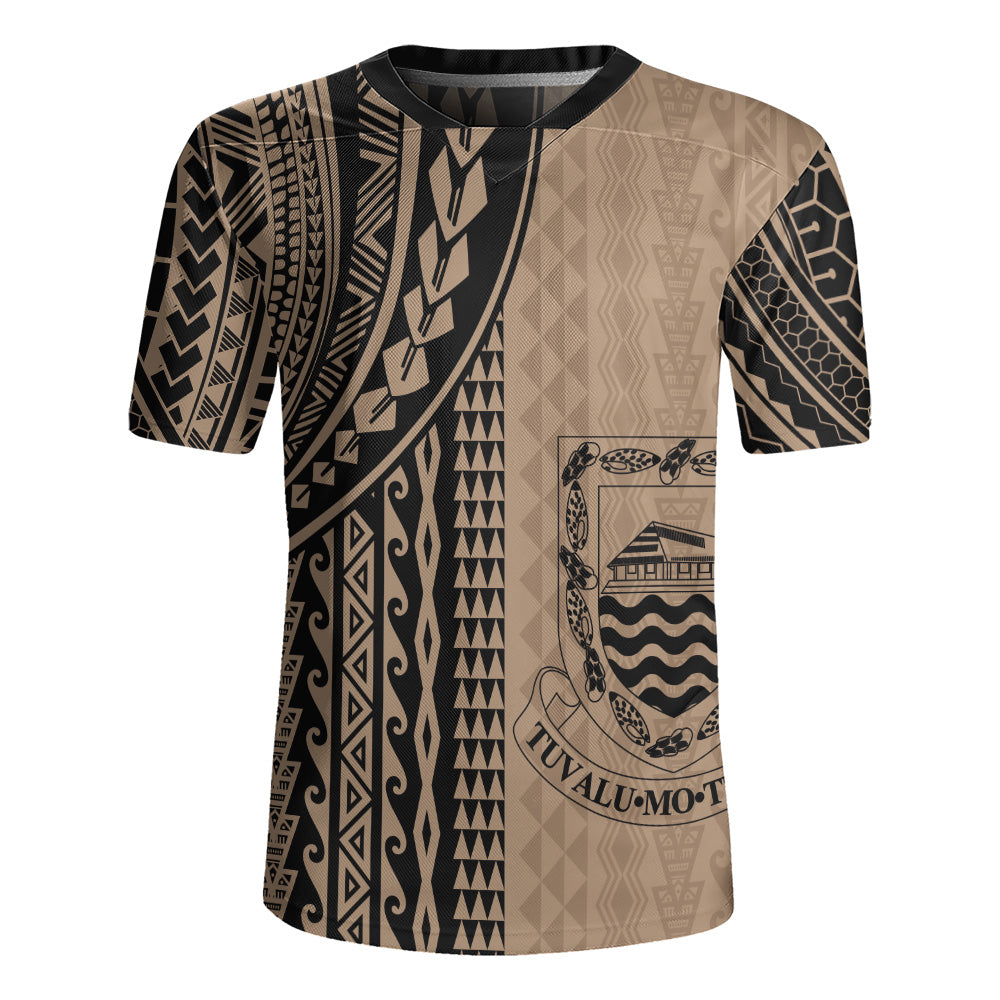 Tuvalu Rugby Jersey Polynesian Tattoo