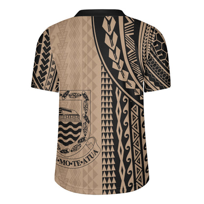 Tuvalu Rugby Jersey Polynesian Tattoo