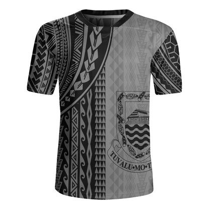 Tuvalu Rugby Jersey Polynesian Tattoo